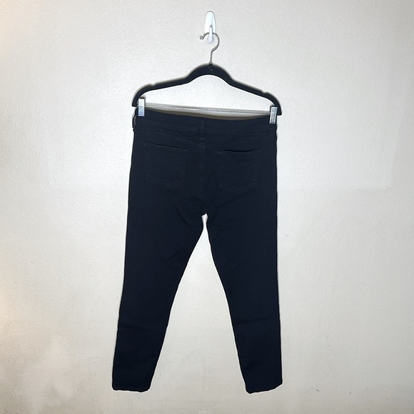 STS Blue Emma Ankle Skinny Cropped Jean Size 32 Black Mid Rise Stretch - Picture 6 of 14